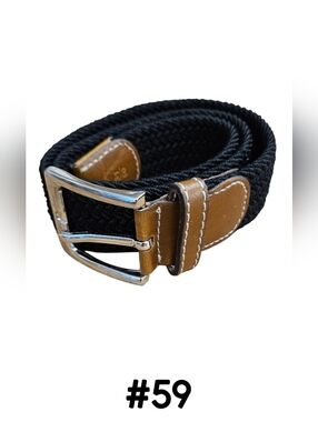 USG Women's Belt -  Black Stretch Belt 80cm